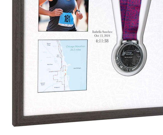 Chicago Marathon 2024 - Medal & Photo Frame