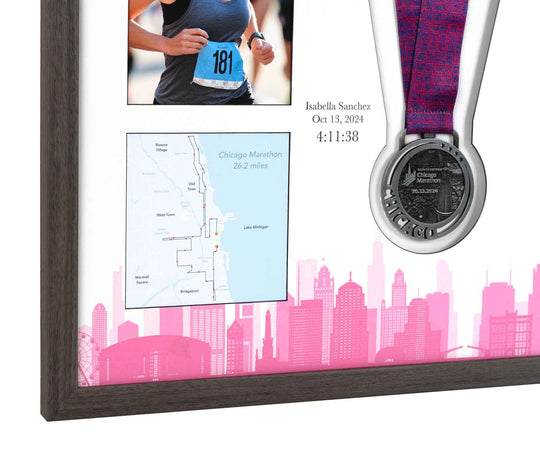 Chicago Marathon 2024 - Medal & Photo Frame
