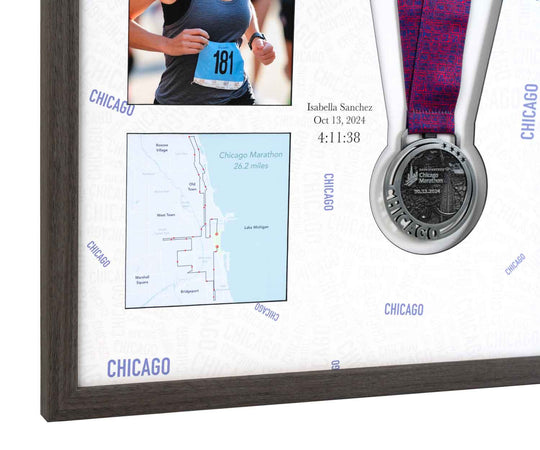 Chicago Marathon 2024 - Medal & Photo Frame