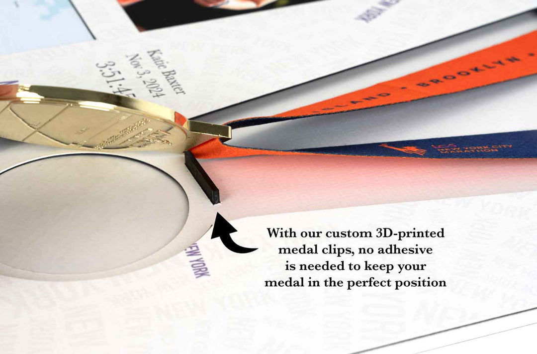 New York Marathon 2025 - Medal / Photo / BIB Frame