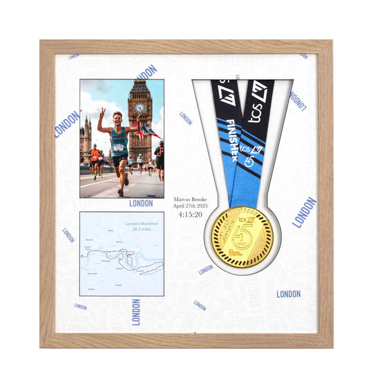 London Marathon 2026 - Medal & Photo Frame