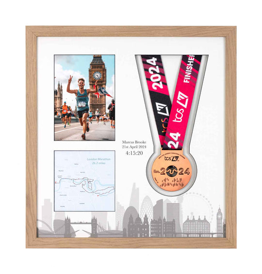 London Marathon 2024 - Medal & Photo Frame