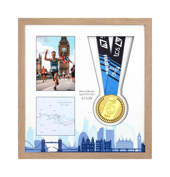 London Marathon 2026 - Medal & Photo Frame