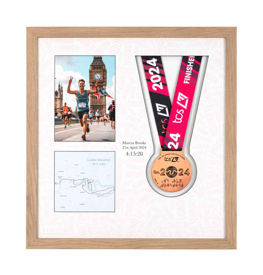 London Marathon 2023 - Medal & Photo Frame
