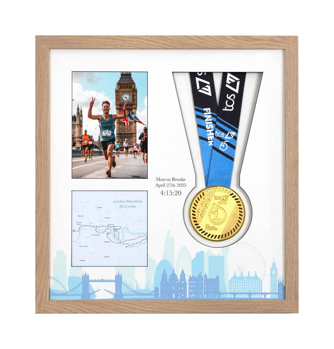 London Marathon 2026 - Medal & Photo Frame