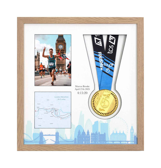 London Marathon 2026 - Medal & Photo Frame