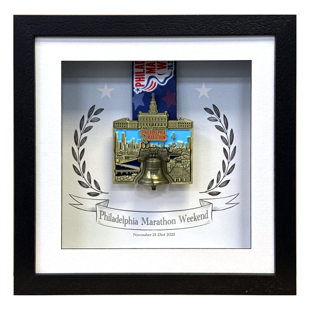 Philadelphia Marathon 2025 - Medal Frame