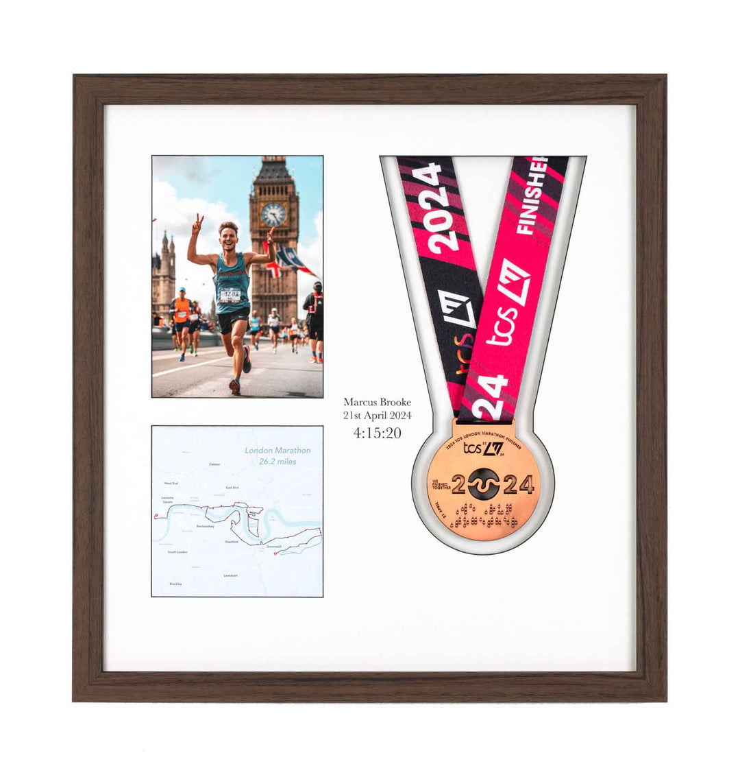 London Marathon 2024 - Medal & Photo Frame