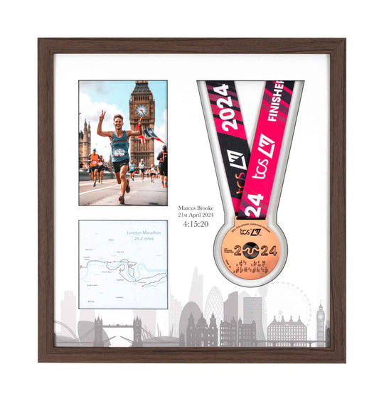 London Marathon 2024 - Medal & Photo Frame