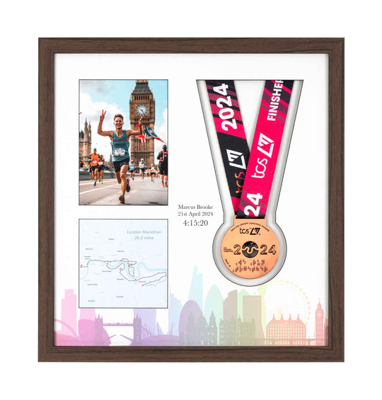 London Marathon 2024 - Medal & Photo Frame