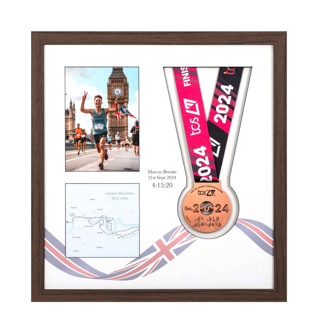 London Marathon 2024 - Medal & Photo Frame