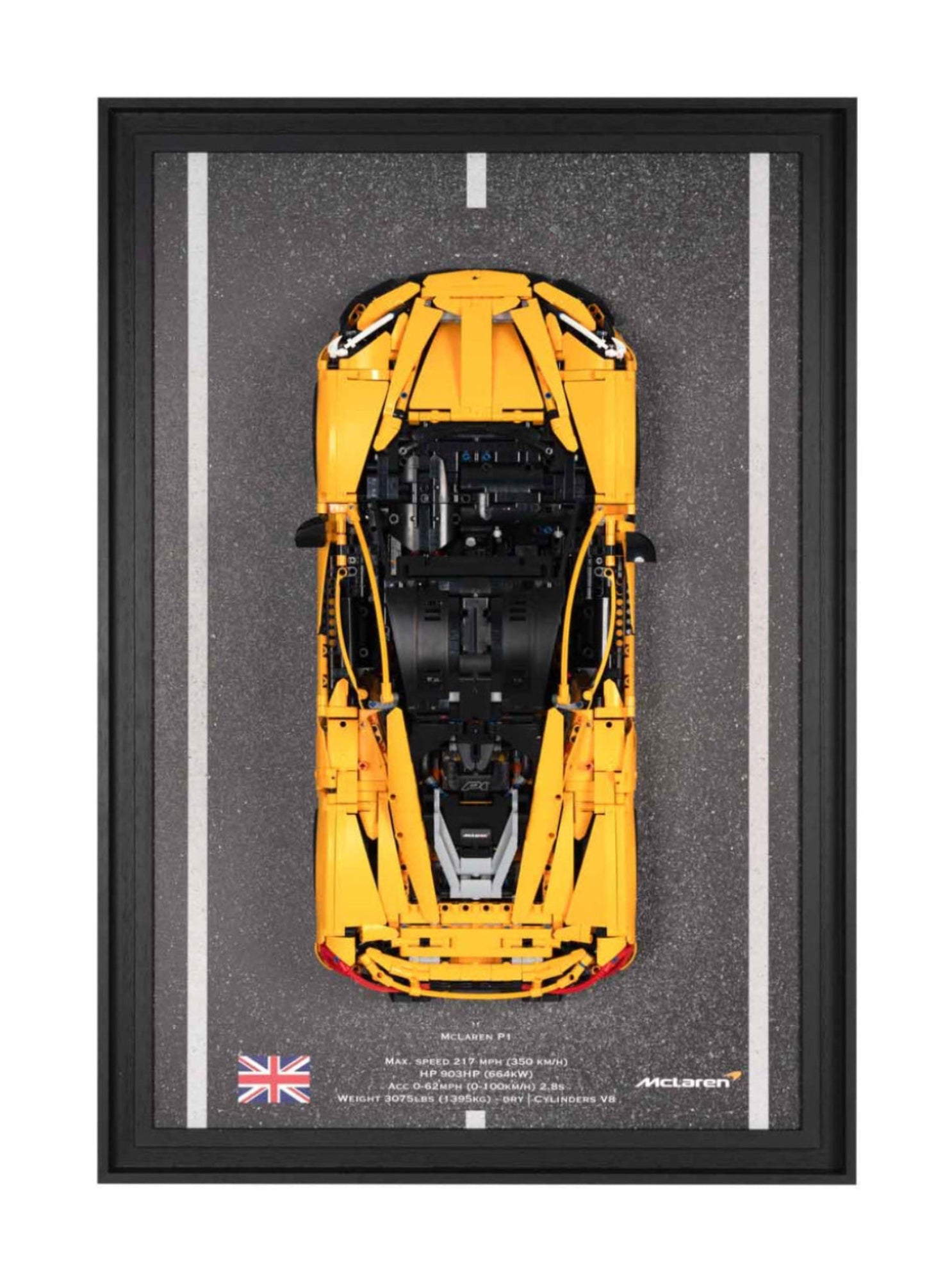 Lego McLaren P1 (42172) Deluxe Display Frame | Treasure It Forever