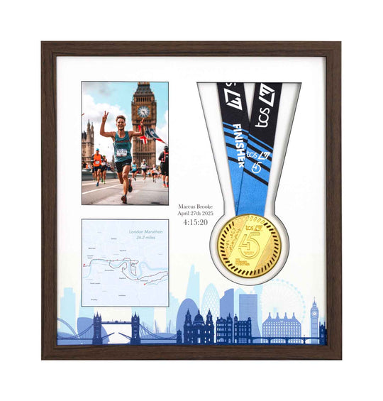 London Marathon 2026 - Medal & Photo Frame